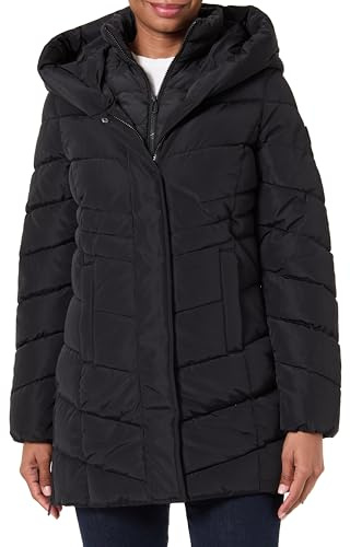 TOM TAILOR Damen Puffer-Mantel im 2-in-1-Look