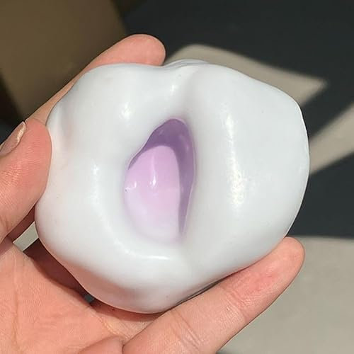 Formbarer Vakuumball-Stressball, Stress Relief Sand Glutinous Balls, Squishy Stressball, Anti Stress Bälle, Sensorisches Zappelspielzeug, Formbarer Ball Zum Stressabbau, Quetschspielzeug (Lila)