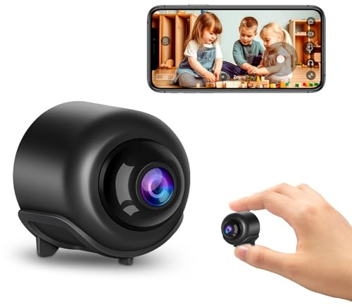 VSTARCAM 1080P Mini-Kamera für zuverlässige Videoüberwachung in Innenräumen, Eine Kabelverbindung Erfordert den Anschluss an Eine Stromquelle.