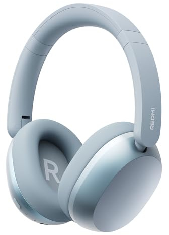 XIAOMI Redmi Headphones Neo, Wireless Over-Ear, Cancellazione rumore, Blu | Driver 70mm grande membrana con bassi potenti, audio cablato Hi-Res, 3-Mic IA riduzione rumore chiamate, BT 5.4 e Fast Pair