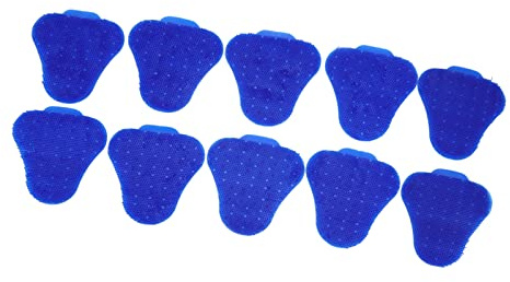 Dioche Tampons pour Urinoirs Hommes 10 Pièces Désodorisants Parfumés pour écran d'urinoir-tapis Désodorisant Anti-éclaboussures Triangulaires pour Utilisation dans les Toilettes-fraîcheur Durable