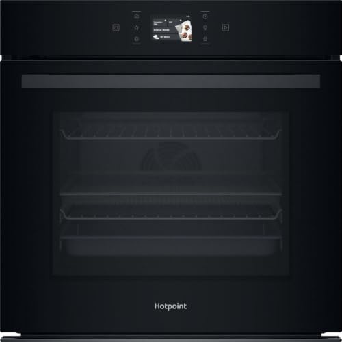 Hotpoint Class 8 HOI98PT2SBUK Built In Electric Single Oven with Pyrolytic Cleaning - Black - A+ Rated