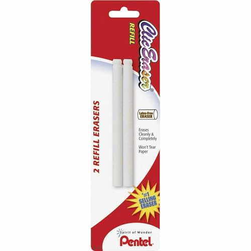 Pentel(R) Clic Eraser™ Refills, Pack of 2