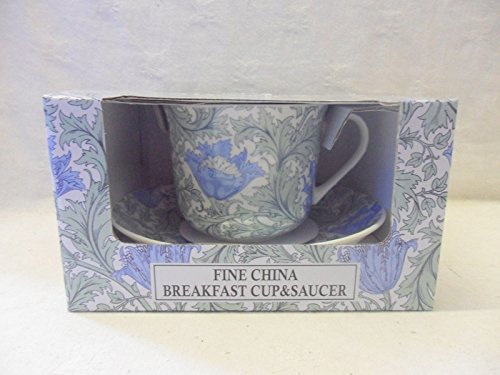Gift Boxed William Morris Anemone Jumbo Cup and Saucer