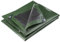 WERKA PRO Bâche Multifonctions Noire et Verte 240 g/m2 2 x 3 m