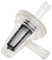 FXCO 1 x Benzinfilter, Linie, rechtwinklig, Universal, für Motorrad, 1/4 Zoll, 6 mm, Kraftstofffilter