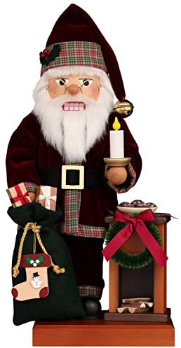 Christian Ulbricht Nussknacker Weihnachtsmann am Kamin - 49 cm