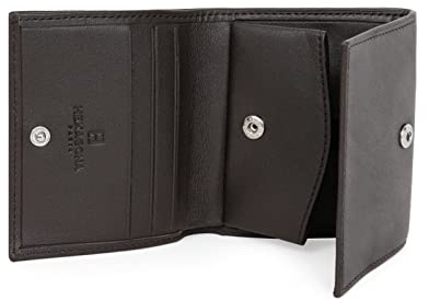 Hexagona Paris - Porte-Monnaie - pour Homme - Collection Soft - Marron - en Cuir de Vachette Souple - Porte-Monnaie - Portefeuilles et Porte-Cartes Homme - Porte Feuille - Compatible Carte de Crédit