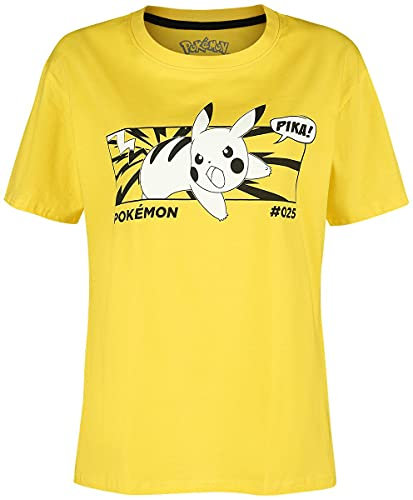 Pokemon Damen Pokémon, Amarillo, One Size