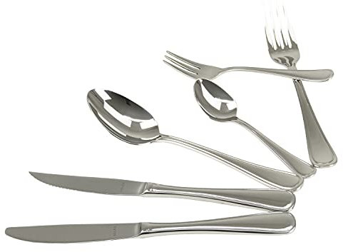 Solex Selina Besteckset 36 teilig für 6 Personen inklusive Steakmesser