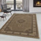 SIMPEX Kurzflor Teppich, Orientalisch Design, Teppich Beige, 240 x 340 cm, Teppich Orient-Stil, Teppich Wohnzimmer