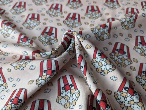 Jersey Stoff mit Kindermotiv als Meterware zum Nähen, 50 cm