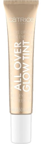 Catrice All Over Glow Tint, Highlighter, Nr. 010, Gold, aufhellend, schnelltrocknend, sofortiges Ergebnis, schimmernd, vegan, ölfrei, ohne Parfüm, ohne Alkohol, 1er Pack (15ml)