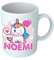 Tazza Unicorno - Personalizza Nome - Cuoricini - Unicorni - Bimba - Idee Regalo - Tazze Colazione - 330 ML - Bambina
