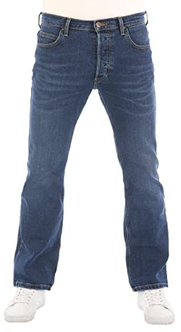 LEE Jeans Herren Stretch Bootcut Denver Jeanshose Hose Denim w31, Farbe: Aged Alva, Größe: 31W / 32L
