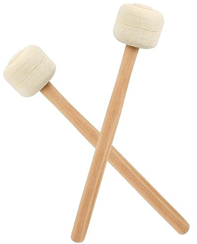 Trommelstock aus Holz, Paar Trommelstock mit Holzgriff Marschtrommel Schlägel für Schlagzeugpercussion Drumsticks Instrumental Musikinstrumente