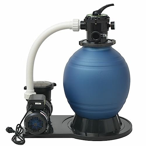 LAPOOH Bomba Filtro de Arena, Depuradora Piscina Arena, Filtro Piscina, Bomba De Picina, 1000 W 16800 l/h XL