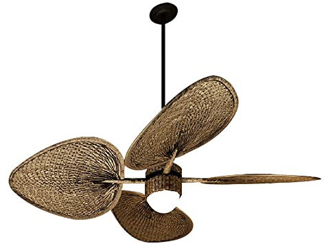 Lámpara de bambú con perfil de ventilador, lámpara de mimbre, lámpara colgante tejida hecha a mano de ratán, lámpara colgante tejida hecha a mano para comedor, iluminación de dormitorio Made in China