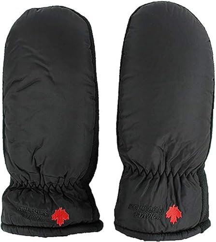Mega Thermo Herren und Damen Fäustlinge Faushandschuhe mit Teddyfutter - bis -15°C - Innenseite Gefüttert - Damenhandschuhe - Herrenhandschuhe (M)