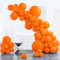 PartyWoo Luftballons Orange, 102 Stück Orange Ballon Girlande Satz von Verschiedene Größen mit 18 Zoll 12 Zoll 10 Zoll 5 Zoll, Ballongirlande für Geburtstagsdeko, Partydeko, Hochzeitdeko, Orange-Y9