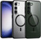 TIANNIUKE Magnetische Handyhülle für Samsung Galaxy S23 Hülle, Transparent Backplane, Kompatibel mit MagSafe, Slim Fit Stoßfeste Schutzhülle für Samsung Galaxy S23 Case