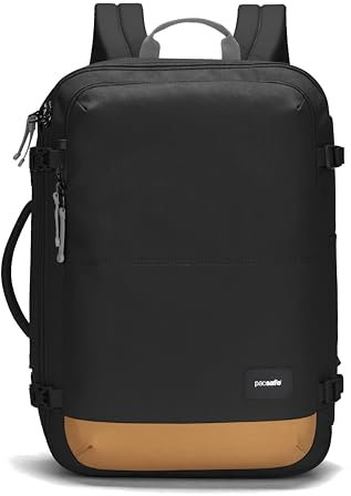 Pacsafe Go Carry-On Backpack Jet Black