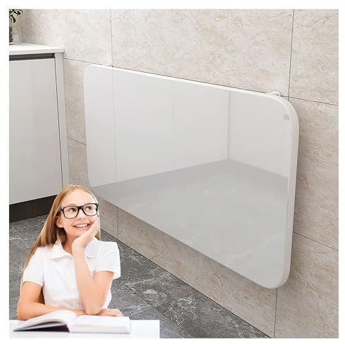An der Wand montierter Klapptisch, schwebender Wandschreibtisch für die Waschküche, schmaler, langer Wandtisch zum Herunterklappen, funktionaler Hängeschreibtisch für den Computerarbeitsplatz im Hei