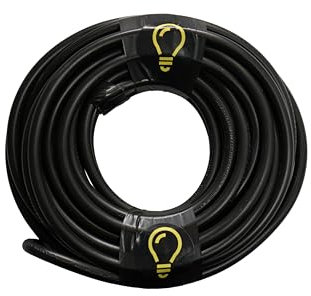 SHPELEC® FLEXIBLE Black Cable 3183Y 0.75mm, 1.0mm, 1.5mm, 2.5mm BASEC Approved Black PVC LED Lighting 5m 10m 15m 20m 50m (2.5mm 3 Core - 100 metres)
