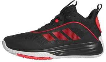 adidas Herren OWNTHEGAME 3.0 Shoes Basketball-Schuhe, core Black/Lucid red/FTWR White, 43 1/3 EU
