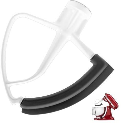 Lcyen Flex Edge Schlägel für KitchenAid, Rührer für KitchenAid, 11,4-5 Quart für Kitchen Aid Stand Mixer Küchenmaschine, Flexirührer Zubehör für Kitchenaid Standrührer, Schlägel mit Silikonkanten
