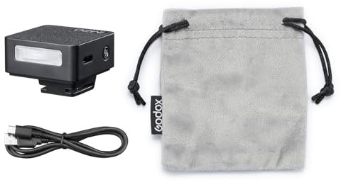 Godox iM20 Mini-Blitz für Canon, Sony, Fuji, Nikon 6000K±200K with Optical Control S1/S2,3s Ladezeit, ca. Lithium Battery, Leichter tragbarer Mini-Kamerablitz