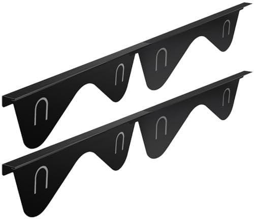 Stove Gap Covers Stainless Steel, 2PCS Stove Gap Filler for Kitchen, Adjustable 13.8-27.5 In, Gas Stove Side Gap Protector|/Oven Side Gap Filler/Guard Between Stove Top & Counter (Black)