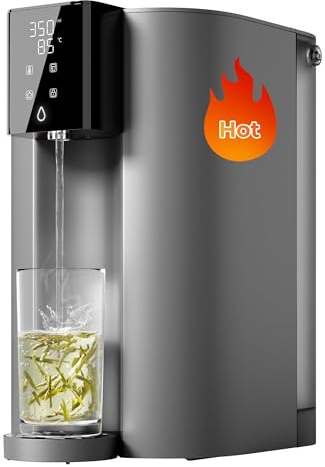 Waterdrop CoreRO Auftisch Umkehrosmose-System, Sofortiger-heiß Wasserspender, 5 Temperaturoptionen, 6-stufige Filtration, 3:1 Pure to Drain, Reduziert PFAS, ohne Installation, WD-C1H