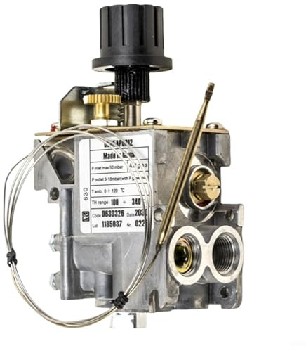 BlissfulAbode Sonda dell'acciaio inossidabile della gamma della valvola 100-340°C del controllo della temperatura del gas del forno a vapore della friggitrice 630