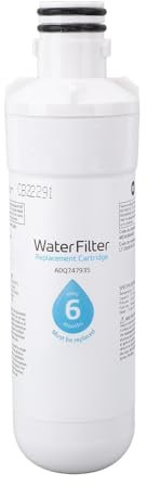 Oreilet LT1000P ADQ747935 Water Filter, Professional Refrigerator Water Filter ADQ747935 AGF80300704 LMXS28626S LFXS26973S LRFLC2706S LRFS28XBS LFXC22526S for LT1000P