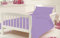 Artistic Fashionista Luxury Hotel Quality 200 Thread Count 100% Egyptian Cotton COT BED DUVET COVER SET or COT BED FITTED SHEET (Cot Bed Duvet Cover Set, Lilac)