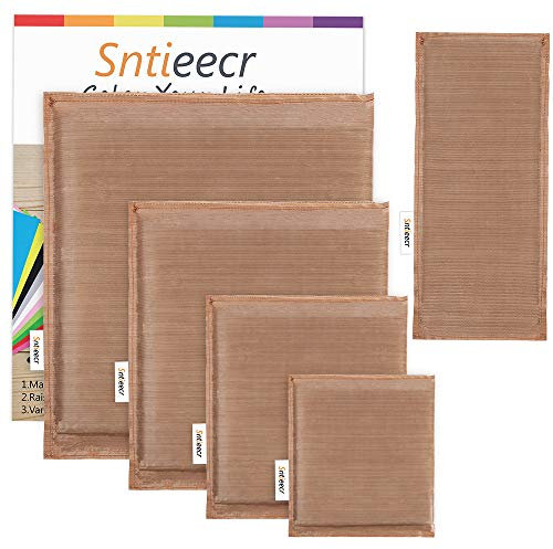 Sntieecr 5 Stück 5 Größen Heat Press Kissen Heat Press Transfer Kissen Heat Transfer Mat für Heat Press Shirts und Siebdruck