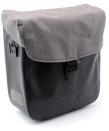Racktime Unisex – Erwachsene Tommy Fahrradlenkertasche, grau, 1size