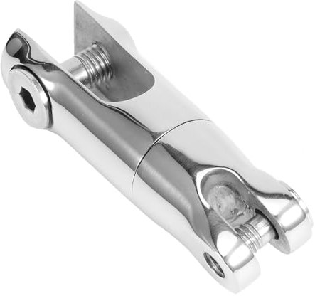 Gorgeri Edelstahl Anker schwenkbar, Anker rotierender Stecker Schiffshandwerk Bootszubehör Spiegelreflexion Hochglanzpolierte Beschichtung Passend für 6‑8mm Kettenboot Yacht