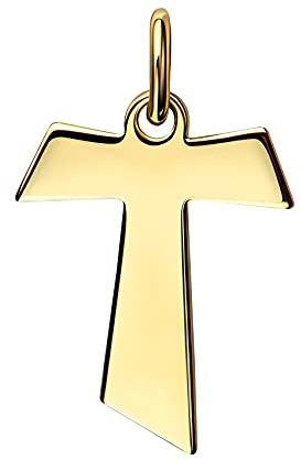 Antoniuskreuz Taukreuz T-Form für Damen, Herren und Kinder Kreuz-Anhänger 585 Gold 14 Karat
