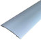 CAS 38mm Self Adhesive Euro Cover Strip Wood Vinyl Tile Door Bar Threshold Trim - Silver, 2.7m