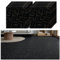 VEELIKE Suelo Vinilo Autoadhesivo Efecto Marmol Vinilos Cocina Azulejos Negro Suelos de Vinilo Adhesivos para Suelos Baño Vinilo Suelo Garaje Baldosas Adhesivas Suelo Salon 1.5mm 30cm×30cm 24 Piezas
