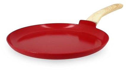 MENASTYL - Crêpière 26cm Colorama magenta - En Aluminium - Revêtement antiadhésif en céramique - Tous feux dont induction