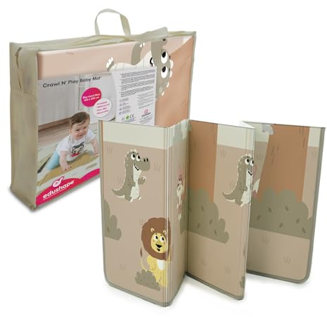 Edushape Baby Spielmatte Dschungel Spaß - 150x195cm