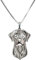 VELUNE Halskette Anhänger Damen-Hundeanhänger-Halsketten Liebhaber Rhodesian Ridgeback-Hundehalsketten Geschenk