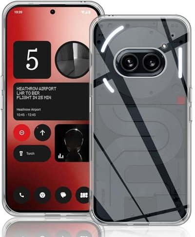 Mayfun Coque Compatible avec Nothing Phone 2A, Hybride TPU et PC Transparent Housse de Protection, Découpes Précises Caméra, Anti-Jaunissant, Étui Pare-Chocs Antichoc