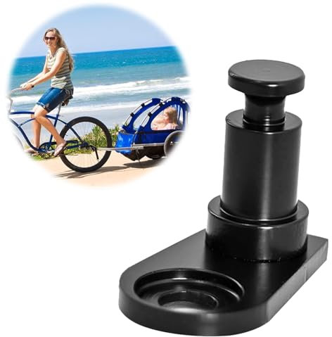 Fahrradanhänger Kupplung, Universal Kupplung für Kid/Kid Plus ab 2016, Adapter Fahrradanhänger,schwarz (A)
