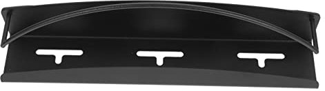 Cabilock Zeitungsständer Stauraum Hinter Der Tür Utensil Gestell Drinnen Streifen Stand Post Kanzleipapier Prospektständer Würze Aufkleber Wand-schlüsselhalter-organizer Metall Black