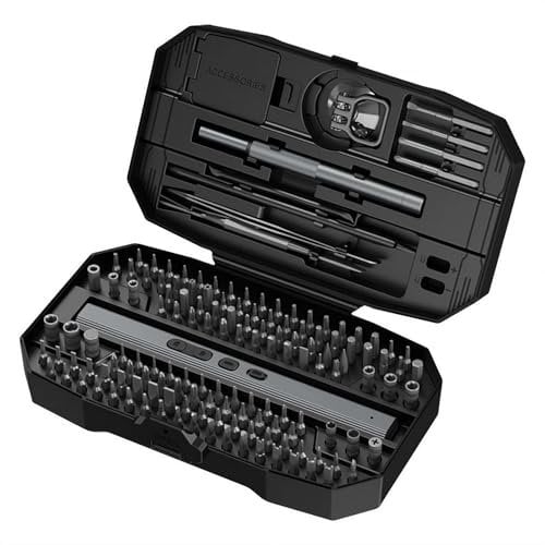 Mini Electric Screwdriver Set, 140 in 1 Electric Precision Screwdriver Set, Small Power Screwdriver Electronic Repair Tool for Computer RC (Black 1SET)