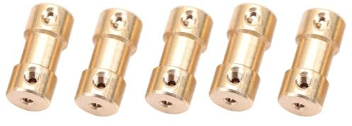 Outil compatible avec adaptateur de joint de transfert, 5 pièces d'accouplement d'arbre, coupleur d'arbre en cuivre de 2,3 à 4,0 mm, adaptateur de joint de transfert [2,3-4,0 mm], raccords araignées